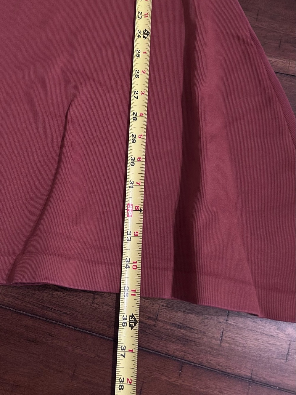 Halara Crossover Seamless Bodycon Mermaid Midi Skirt Rust Color Large - Picture 4 of 9